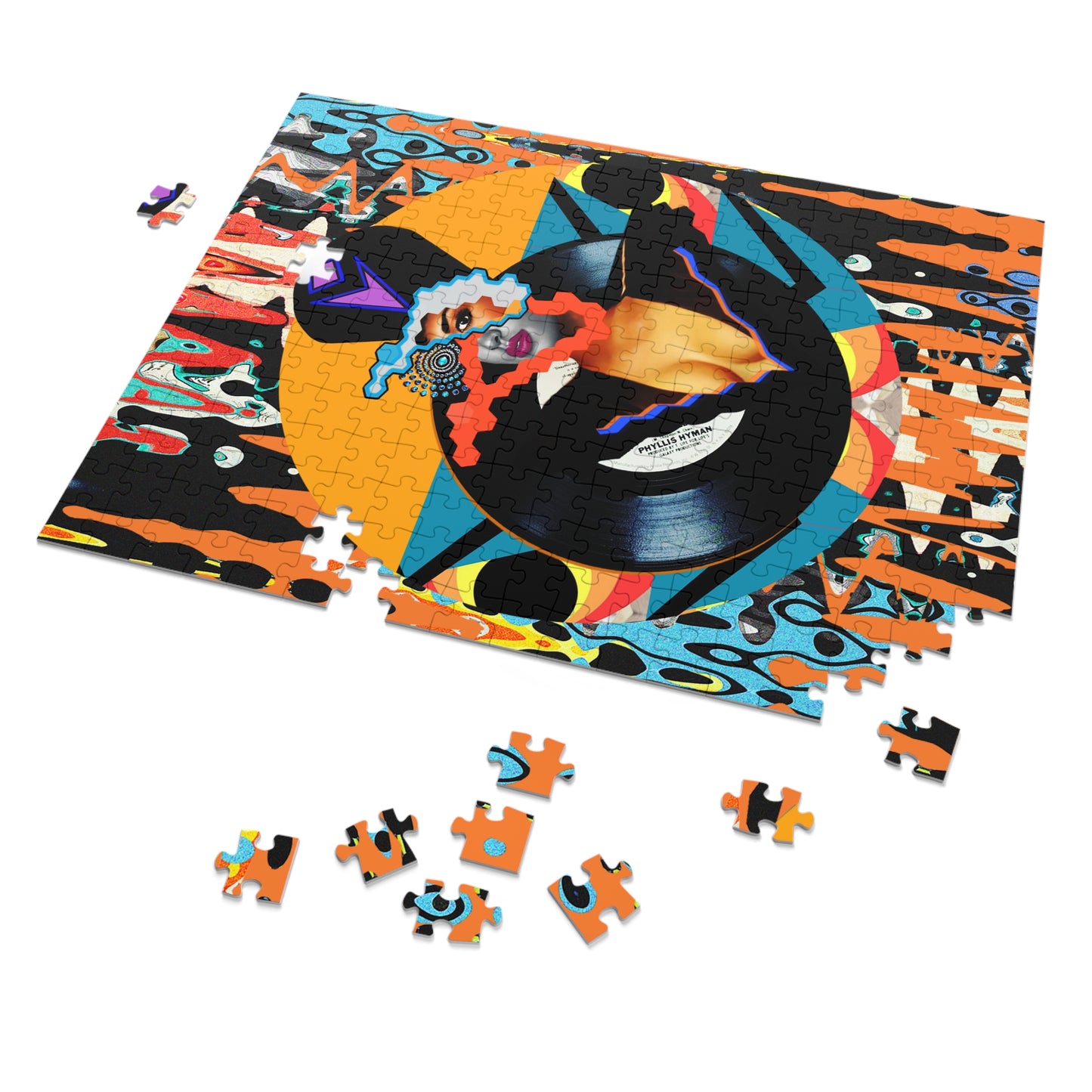 Phyllis Hyman Jigsaw Puzzle with Tin