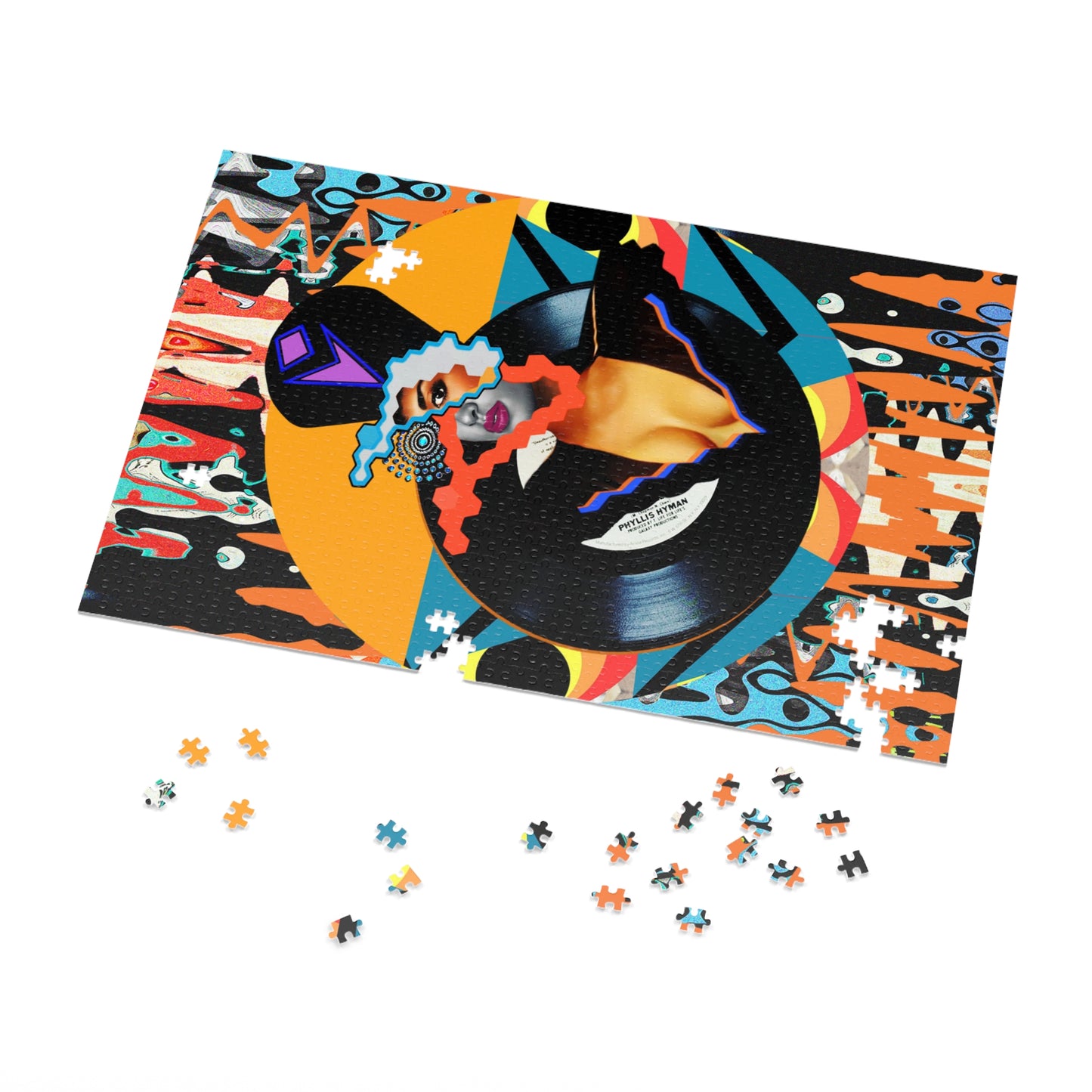 Phyllis Hyman Jigsaw Puzzle with Tin