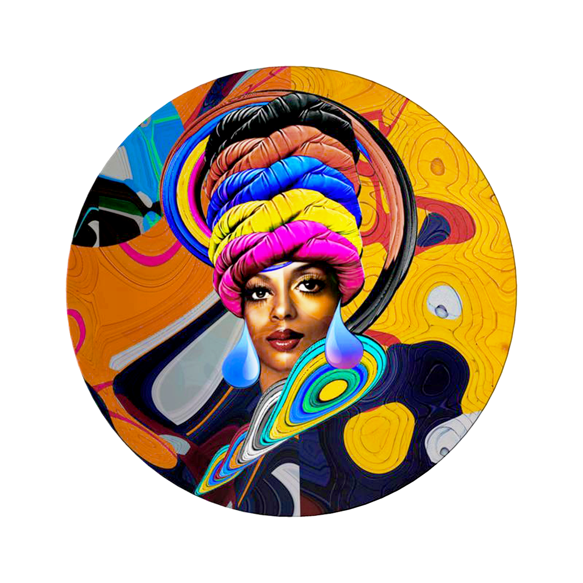 DIANA ROSS AUNTI HERO Large Deco Bowl