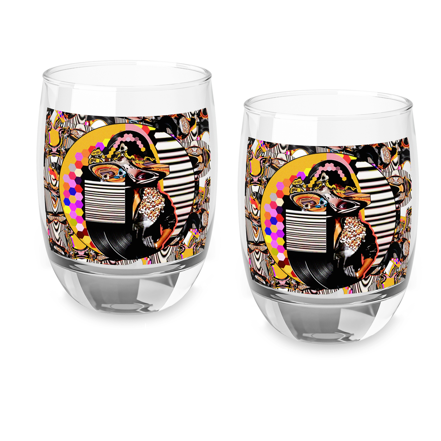 PATRICE RUSHEN AUNTi HERO Whiskey Glass Set