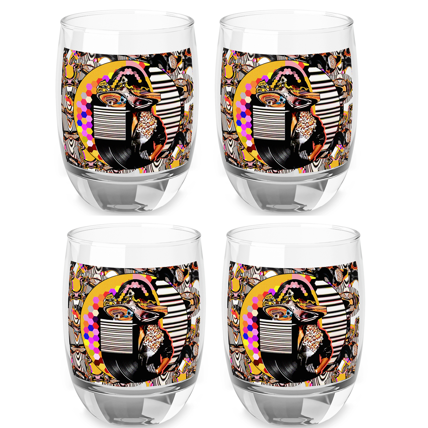 PATRICE RUSHEN AUNTi HERO Whiskey Glass Set