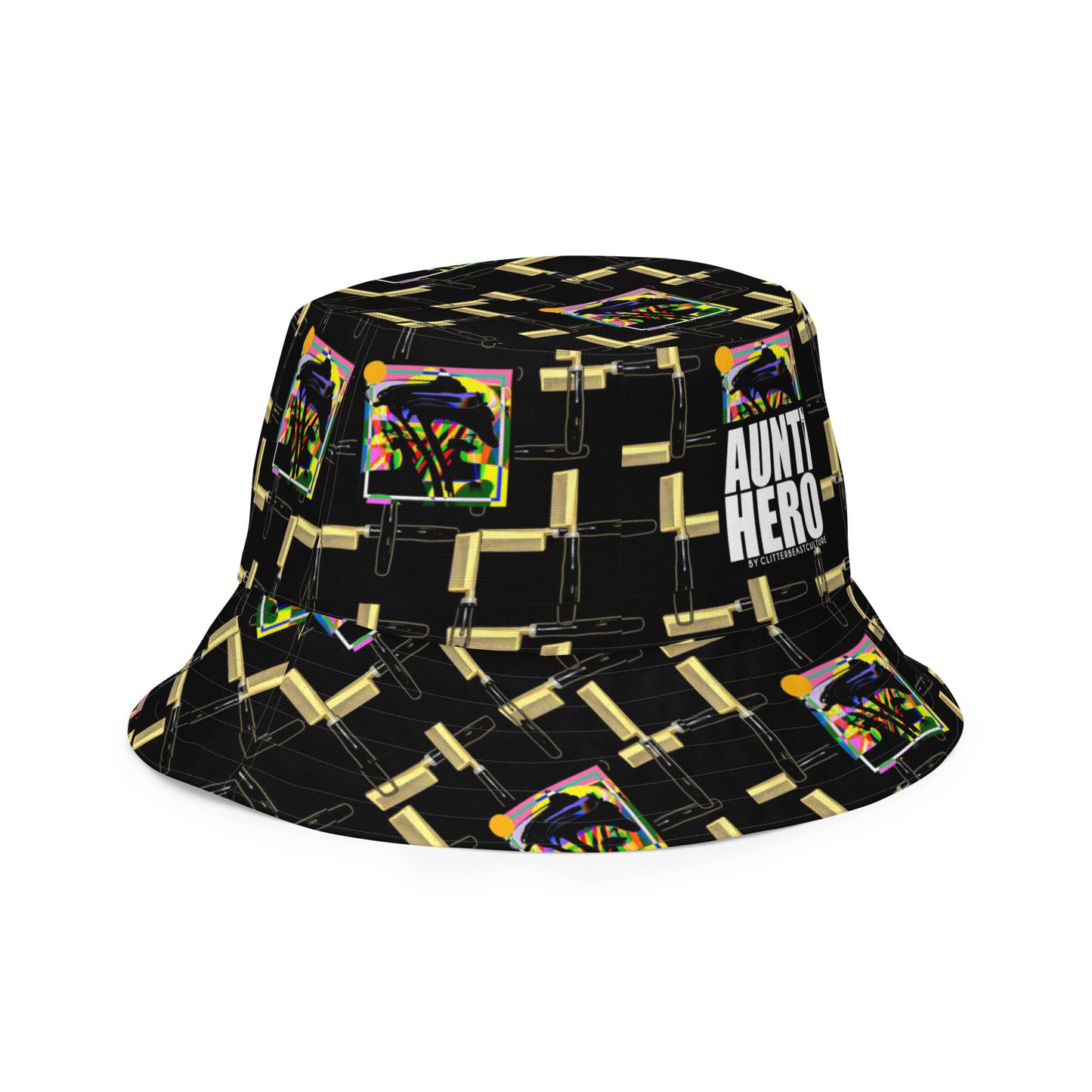 HOT COMB CEREMONIAL - AUNTI HERO Bucket Hat