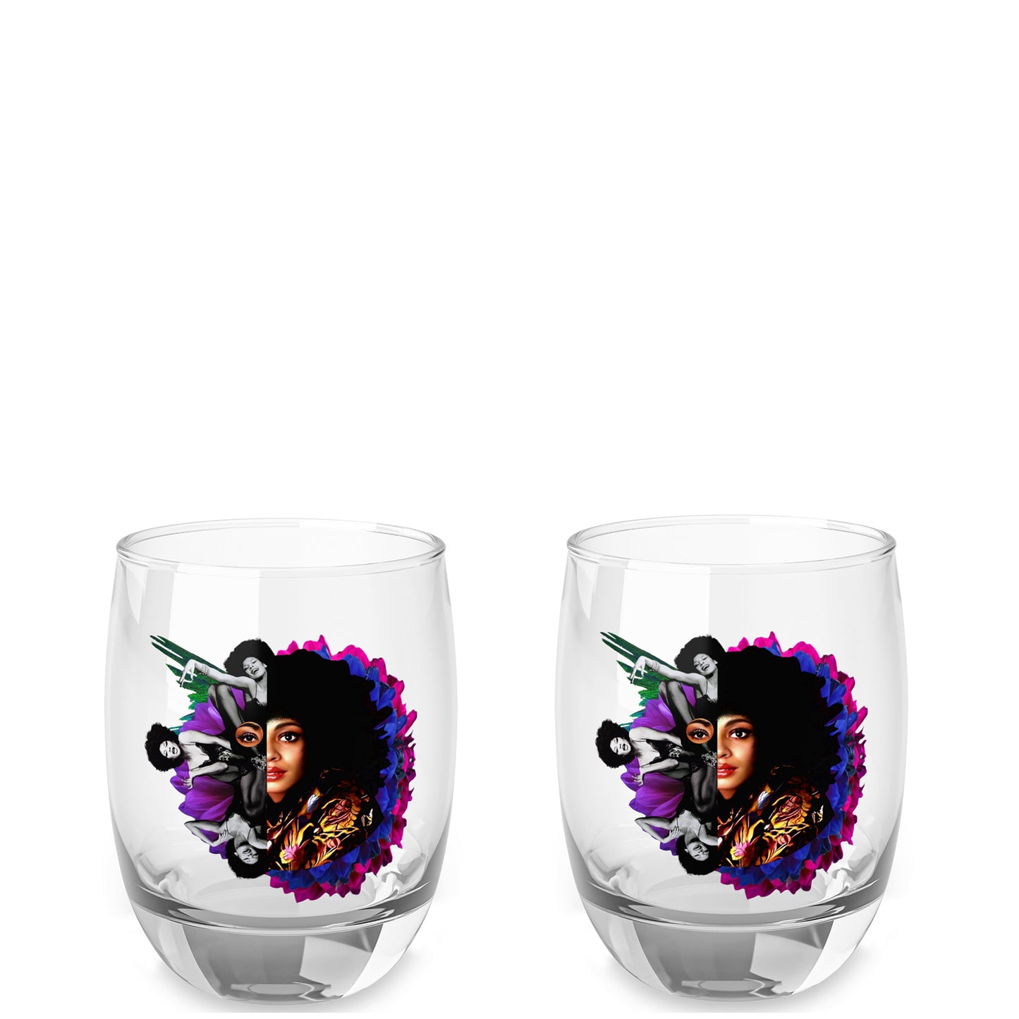 BETTY DAVIS AUNTi HERO Whiskey Glass Set