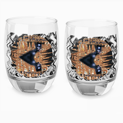 GIVE US GRACE AUNTI HERO Whiskey Glass