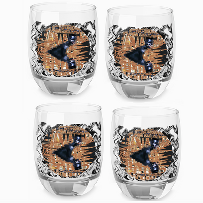 GIVE US GRACE AUNTI HERO Whiskey Glass