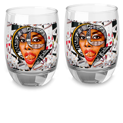 MILLIE JACKSON AUNTI HERO Whiskey Glass