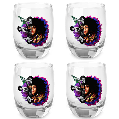 BETTY DAVIS AUNTi HERO Whiskey Glass Set