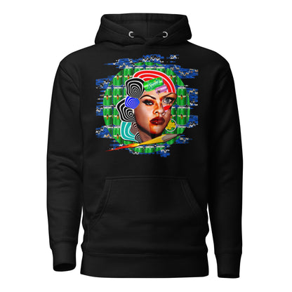 QUEEN BEE Graphic Hoodie - AUNTI HERO – ClitterbeastCulture